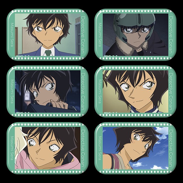 名探偵コナン スクエア缶バッジコレクション／世良真純ver.、vol.2